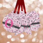 Princess Metal Ornaments - Double Sided w/ Name and Initial