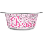 Princess Stainless Steel Dog Bowl (Personalized)