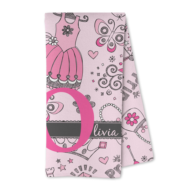 Custom Princess Kitchen Towel - Microfiber (Personalized)