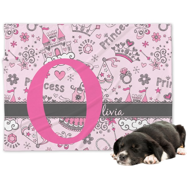 Custom Princess Dog Blanket (Personalized)