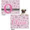 Princess Microfleece Dog Blanket - Regular - Front & Back