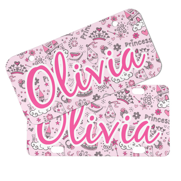 Princess Mini License Plates - MAIN (4 and 2 Holes)