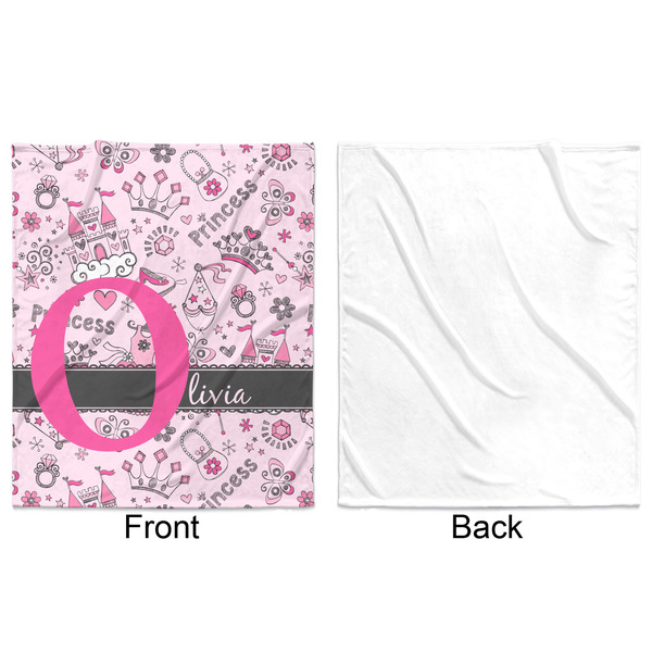 Princess Minky Blanket - 50"x60" - Single Sided - Front & Back
