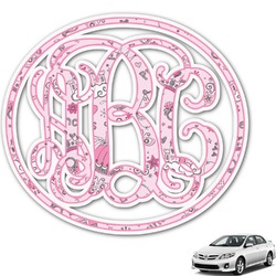 Princess Monogram Car Decal (Personalized)