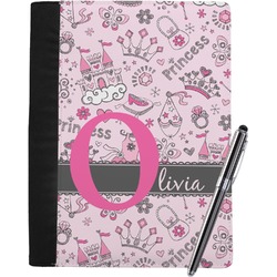 Princess Notebook Padfolio - Large w/ Name and Initial