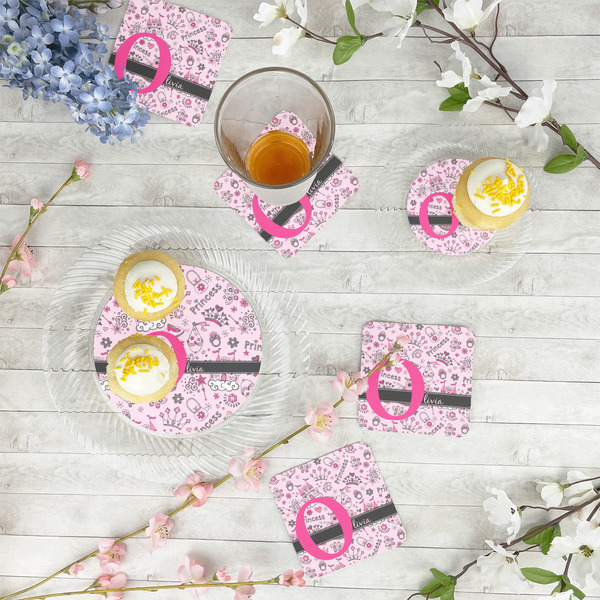 Princess Paper Coasters - In Context