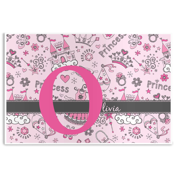 Custom Princess Disposable Paper Placemats (Personalized)