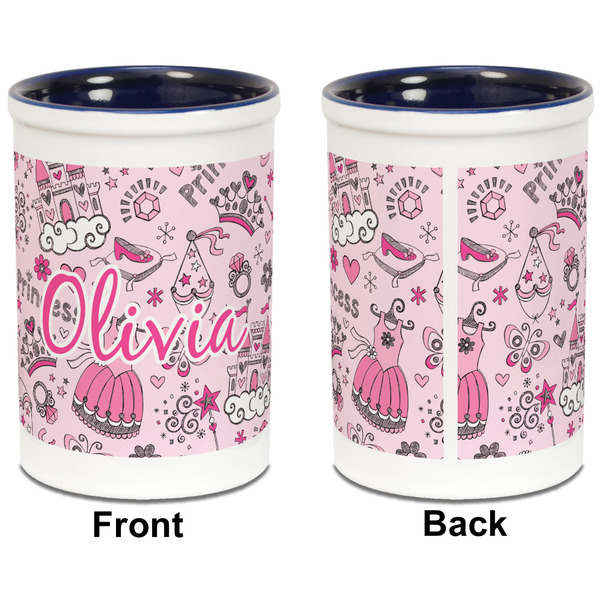 Princess Pencil Holder - Blue - approval