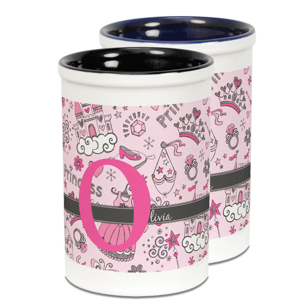 Custom Princess Ceramic Pencil Holder - Large
