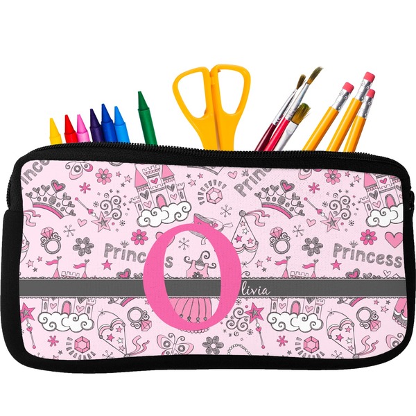 Custom Princess Neoprene Pencil Case (Personalized)
