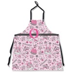 Princess Apron Without Pockets w/ Name and Initial