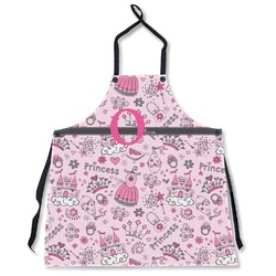 Princess Apron Without Pockets w/ Name and Initial
