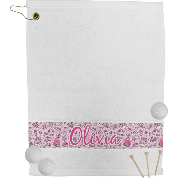 Custom Princess Golf Bag Towel (Personalized)