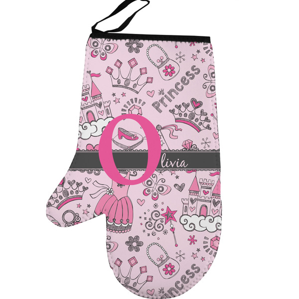 Custom Princess Left Oven Mitt (Personalized)