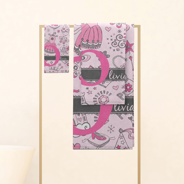 Princess Personalized Towel Set