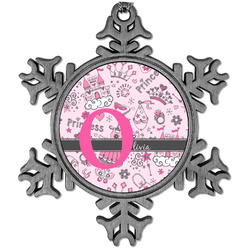 Princess Vintage Snowflake Ornament (Personalized)