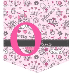 Princess Iron On Faux Pocket (Personalized)