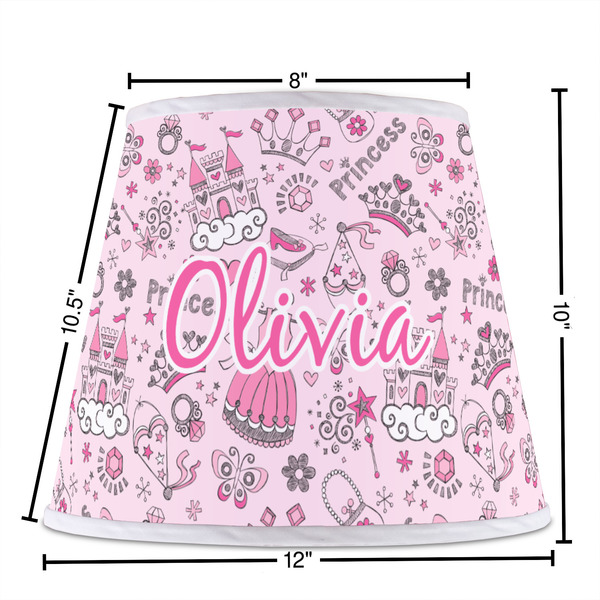 Princess Poly Film Empire Lampshade - Dimensions