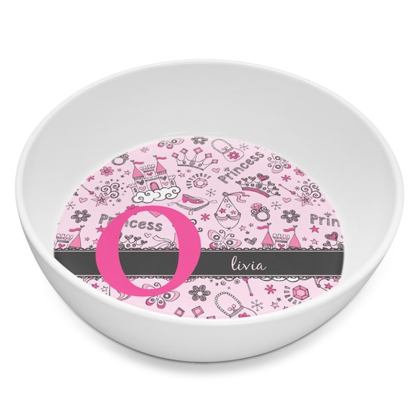 Custom Princess Melamine Bowl - 8 oz (Personalized)
