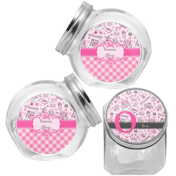 Princess Puppy Treat Jar - Top Left Right