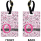 Princess Rectangle Luggage Tag (Front + Back)
