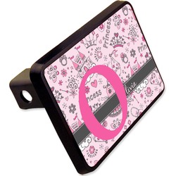 Princess Rectangular Trailer Hitch Cover - 2" (Personalized)