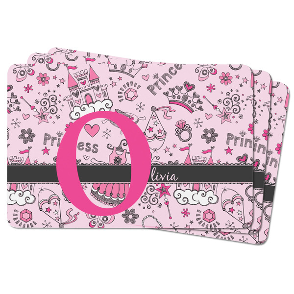 Princess Rectangular Fridge Magnet - THREE