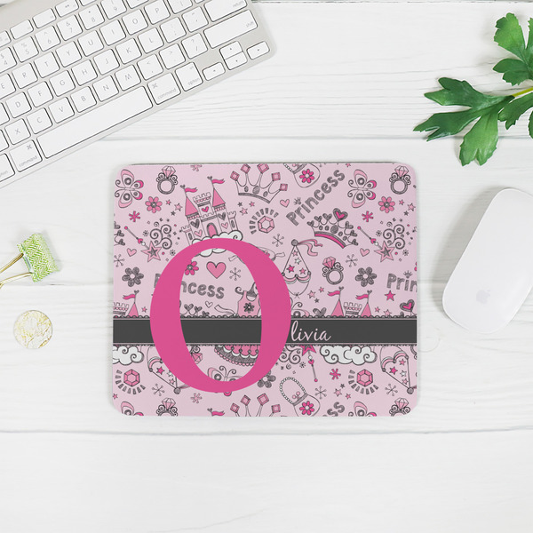 Princess Rectangular Mouse Pad - LIFESTYLE 2