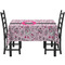 Princess Rectangular Tablecloths - Side View