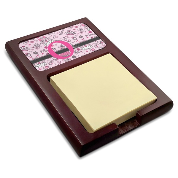 Custom Princess Red Mahogany Sticky Note Holder (Personalized)