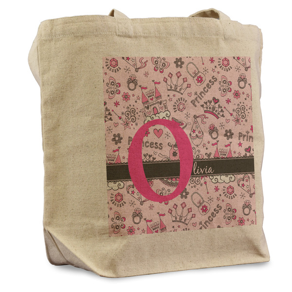 Custom Princess Reusable Cotton Grocery Bag - Single (Personalized)