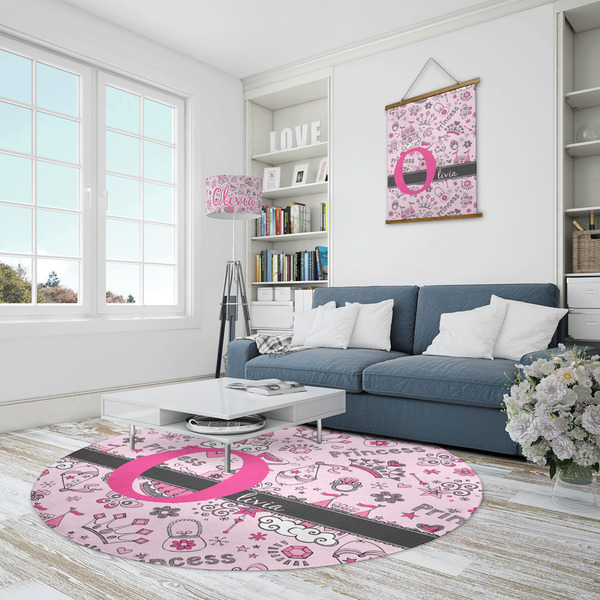 Princess Round Area Rug - IN CONTEXT