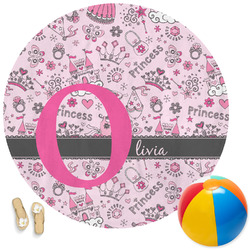 Princess Round Beach Towel (Personalized)