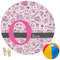 Princess Round Beach Towel (Personalized)