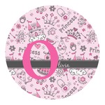 Princess Round Decal - Large (Personalized)