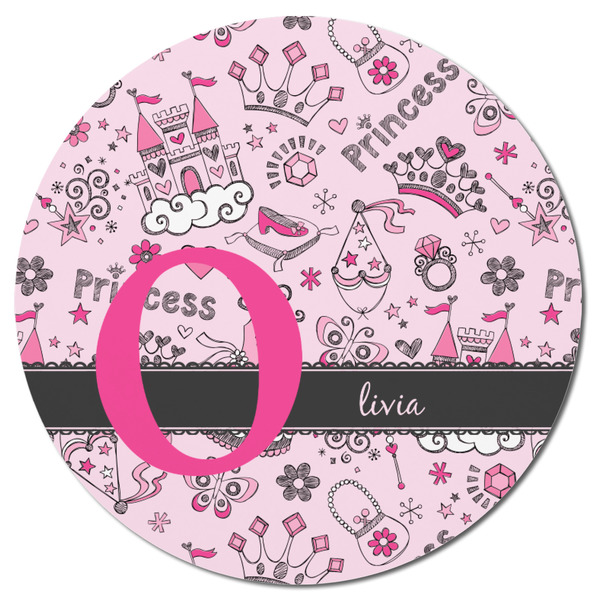 Princess Round Fridge Magnet - FRONT