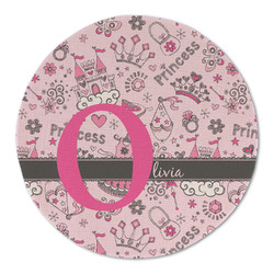 Princess Round Linen Placemat - Single Sided (Personalized)