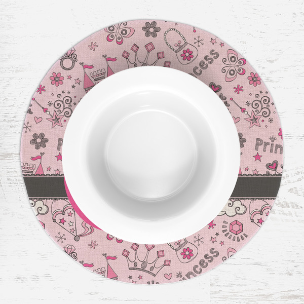 Princess Round Linen Placemats - LIFESTYLE (single)