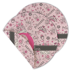 Princess Round Linen Placemat - Double Sided (Personalized)