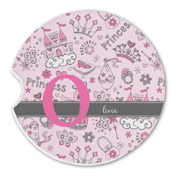 Princess Sandstone Car Coaster - Single (Personalized)