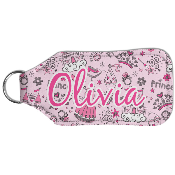 Princess Sanitizer Holder Keychain - Large (Back)