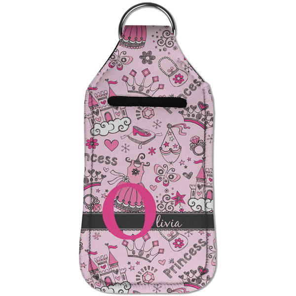 Princess Sanitizer Holder Keychain - Large (Front)