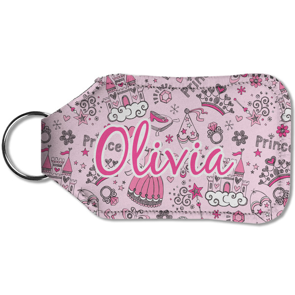Princess Sanitizer Holder Keychain - Small (Back)