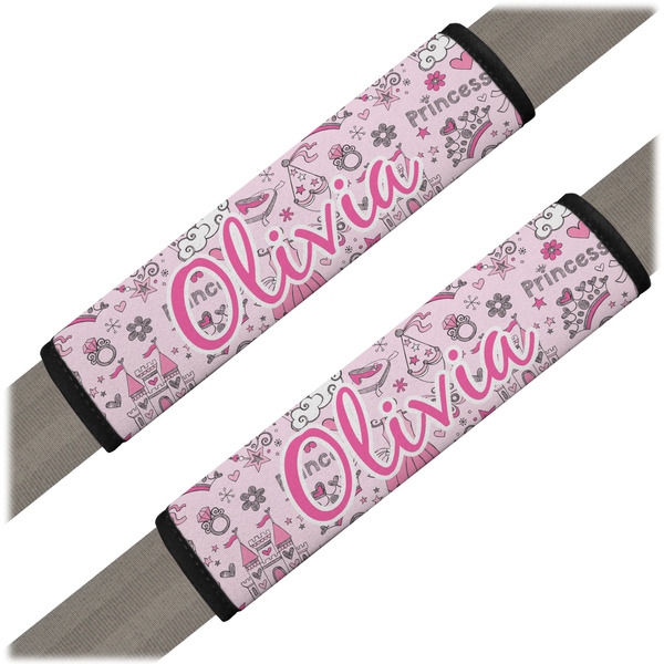 Custom Princess Seat Belt Covers (Set of 2) (Personalized)