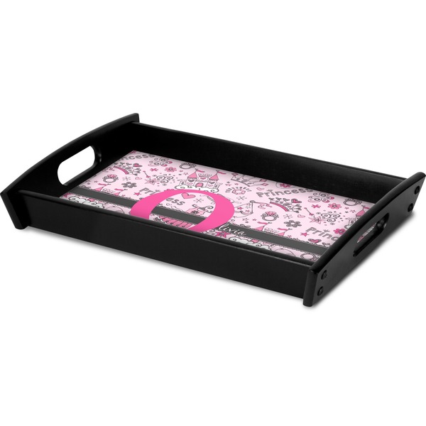 Princess Serving Tray Black - Corner