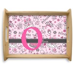 Princess Natural Wooden Tray - Large (Personalized)