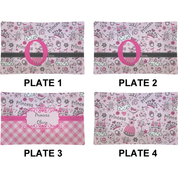 Princess Set of Rectangular Dinner Plates (Approval)