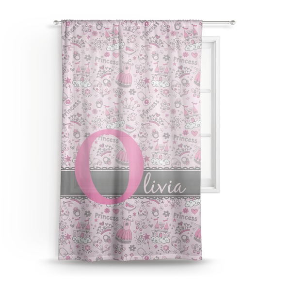Custom Princess Sheer Curtain - 50"x84" (Personalized)