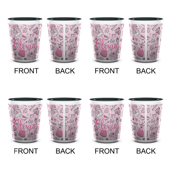 Princess Shot Glassess - Two Tone - Set of 4 - APPROVAL