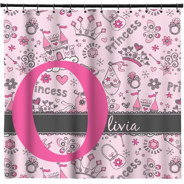 Custom Princess Shower Curtain - Custom Size (Personalized)